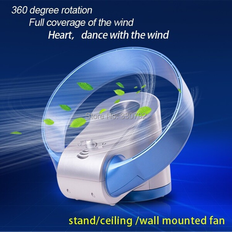 New Design Cool Bladeless Fan Electrical No Blade Fan Home Electric Fans Household Energy Saving Ceiling Wall Mounted Fans
