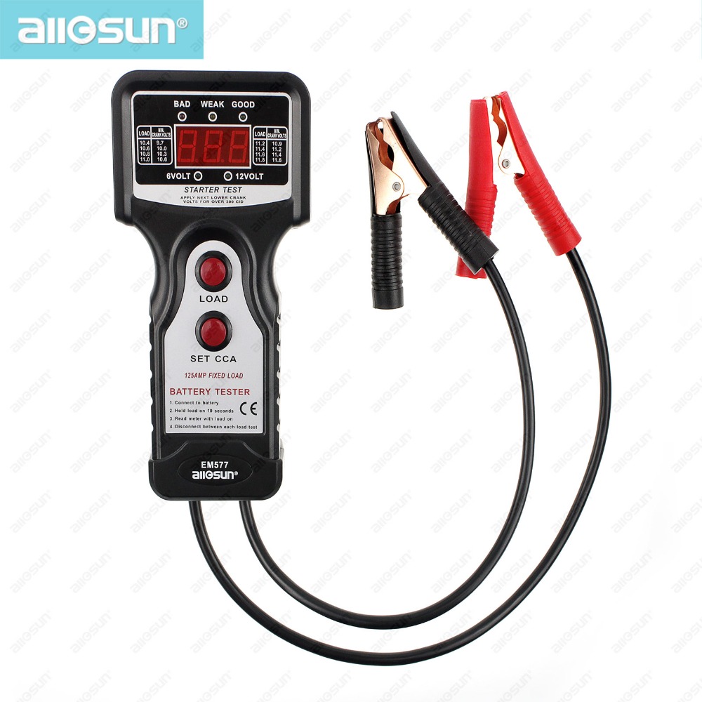 Automotive Battery Tester Vehicular Battery cold TEMP effects starter motor tester digital battery load tester All