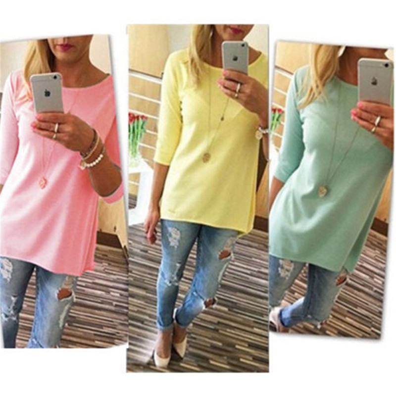 Hot-Fashion-Women-Loose-long-sleeve-T-Shirt-autumn-Cotton-Tops-t-shirt-women