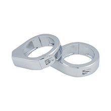 Motorcycle 41mm Chrome Turn Signal Fork Clamps For Harley Softail Night Train FXSTB 1999 2009