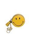 Smile Pattern MINI Change Purse 2016 New Fashion Genuine Leather Small Key Chain Women Designer Simple