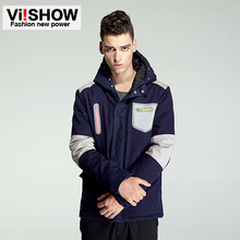 Men Winter Jacket M~2XL Winter Coat Men Cotton Padded Hooded Thick Parka Free Shiping Solid Down-Jacket T44-MC186