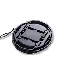 67mm Black Plastic Center Pinch Snap on Cap Cover LOGO Anti lost Rope for Nikon 67