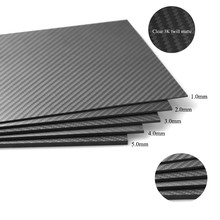 HCF025 1.0X400X250mm high strength plates 3K full carbon fiber board for drone