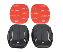 New Sport Camera Accessories Base 2X Flat mount VHB Adhesive Sticky for GoPro Hero 4 3+ 2 1 SJ4000 SJ5000 Xiaomi Camera GP12