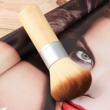 Wholesale Foundation Brush Face Makeup Brush Bamboo Domed Bronzer Powder Brush
