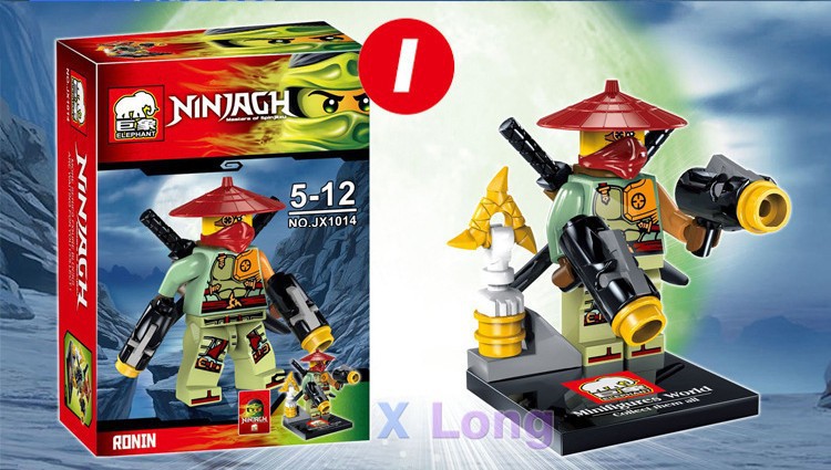 Купить 6 шт много набор Ниндзяго Коул Кай Джей Зейн ниндзя minifigures ...