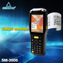 Wireless Android Barcode Scanner Built-in 58mm Thermal Receipt printer Handheld PDA Device with Camara scanner sensor
