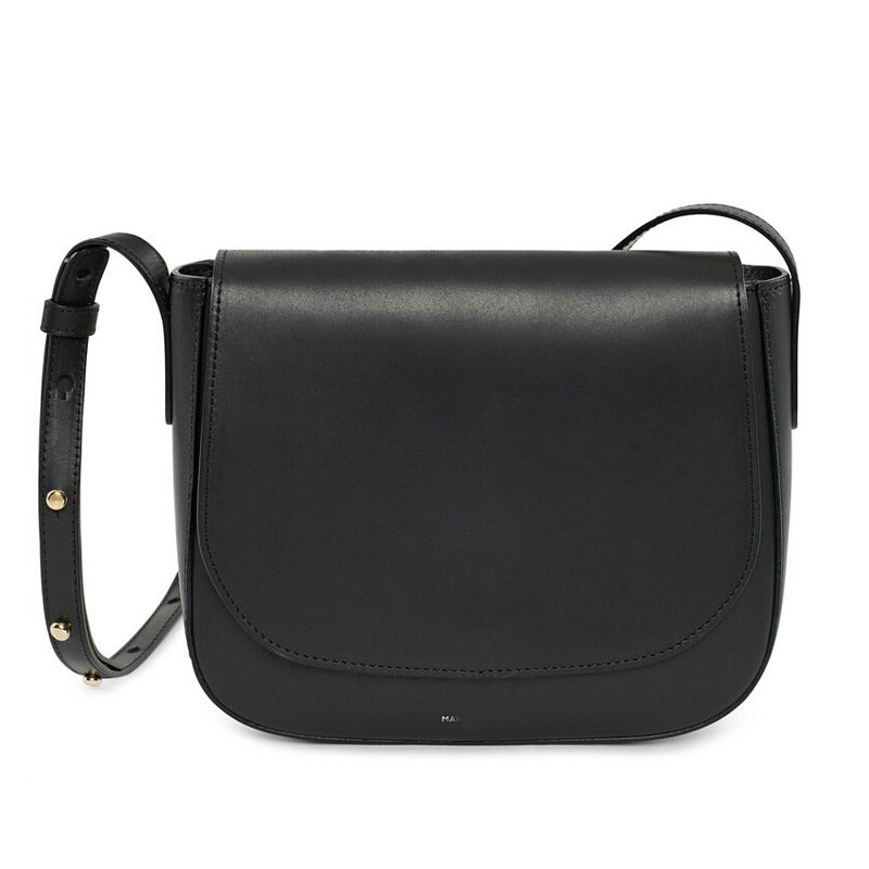 New Brand Style Mansur Leather Women Messenger Bag Shoulder Bag Single Casual Solid Bag Size 23*18*6cm Fast Shipping