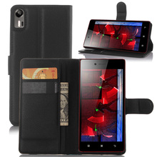 New arrival dustproof wallet case for Lenovo Vibe Shot Z90 Luxury leather flip back cover with stand function