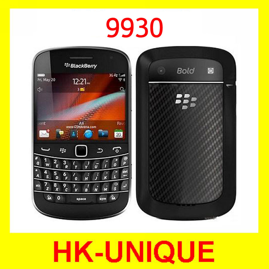 Original Unlocked Blackberry Bold 9930 WIfi GPS 5 0Mp Camera Smartphone Free Shipping