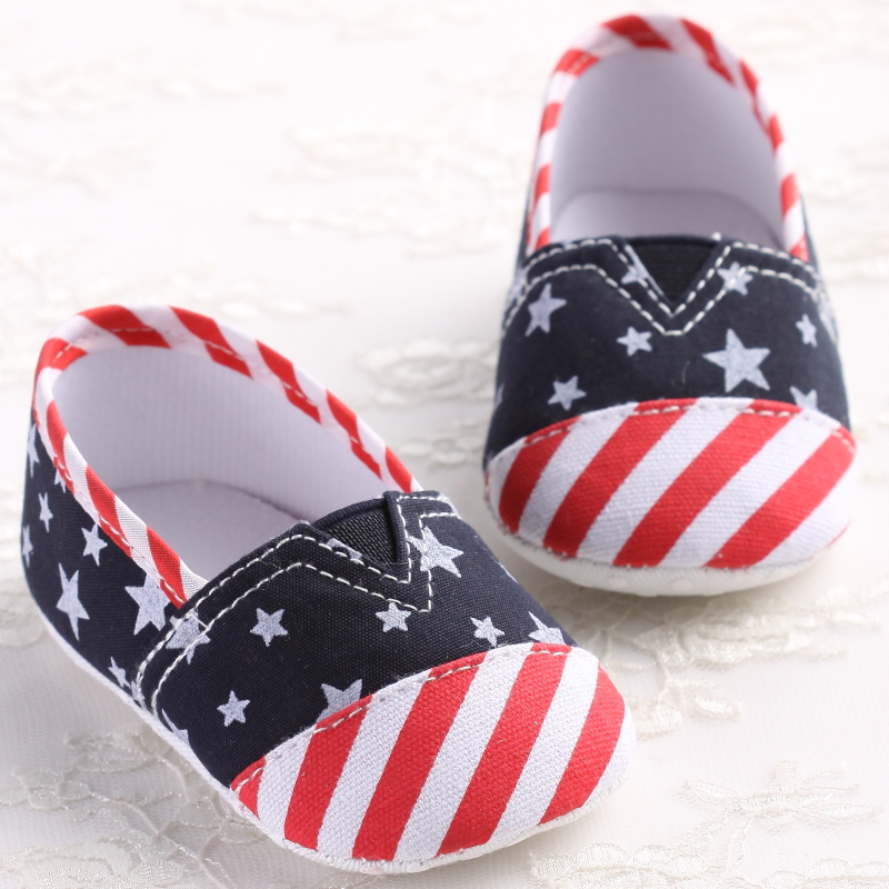 shoes new arrivals bebe Walker First Chaussure Shoes Shoes flag Soft Bebe American Girls Baby