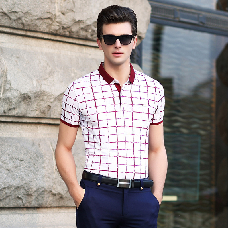 2016 new arrivals mens cool graphic tees short sleeve summer green font b tartan b font