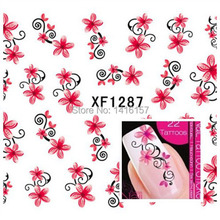 Min order is 10 mix order Water Transfer Nail Art Sticker Decal Beauty Sexy Snake Pink