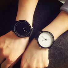 PU leather Brand Watches fashion design unisex Men and Women Quartz Analog Wrist Watch Relojes Relogio Feminino Free Shipping