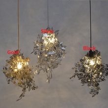 DIY Artecnica Garland Tangle Pendant Lamp Tord Boontje Design Lampen Gold Abajur Light Fixtures Hanglamp E27 Bedroom 110V 220V