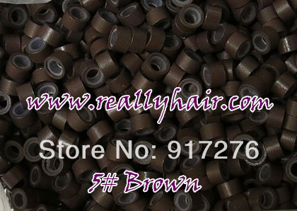1000pcs bottle silicon lined Micro Links Rings Beads font b Hair b font Feather font b