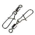 50pcs lot Rolling Swivel With with Coastlock Snap Size12 10 8 6 4 2 Fishing Trackle