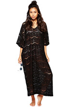 Fashion Swimwear Bikini Cover Up Women Kaftan Beach Kimono Cardigan Pareo Beach Swimsuit Cover Up Coverup Dress Beach Wear 42050