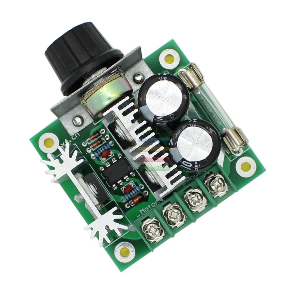 Free shipping DC12V-40V(24V 36V) 10A 400W PWM DC Motor Speed Controller Control Switch With 13khz Pulse