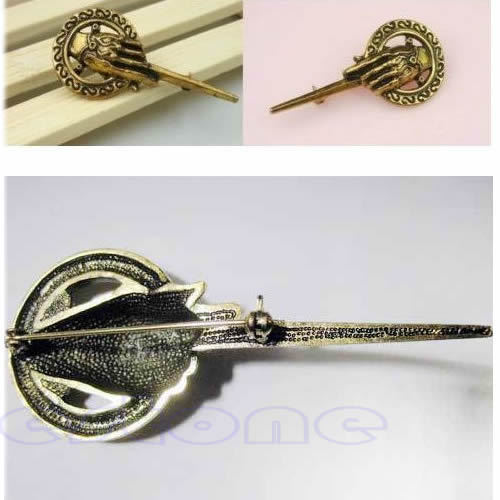 Free Shipping For Game of thrones hand of the king Lapel Replica Vintage costume pin brooch