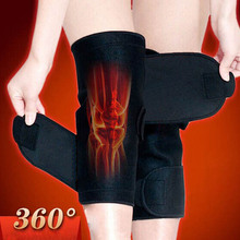 1Pair Tourmaline self heating kneepad Magnetic Therapy knee support tourmaline heating Belt knee Massager