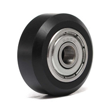 Flat Type big Plastic wheel Pulley with ball Bearings Passive Round wheel Idler Pulley Gear perlin wheel 3D Printer Parts
