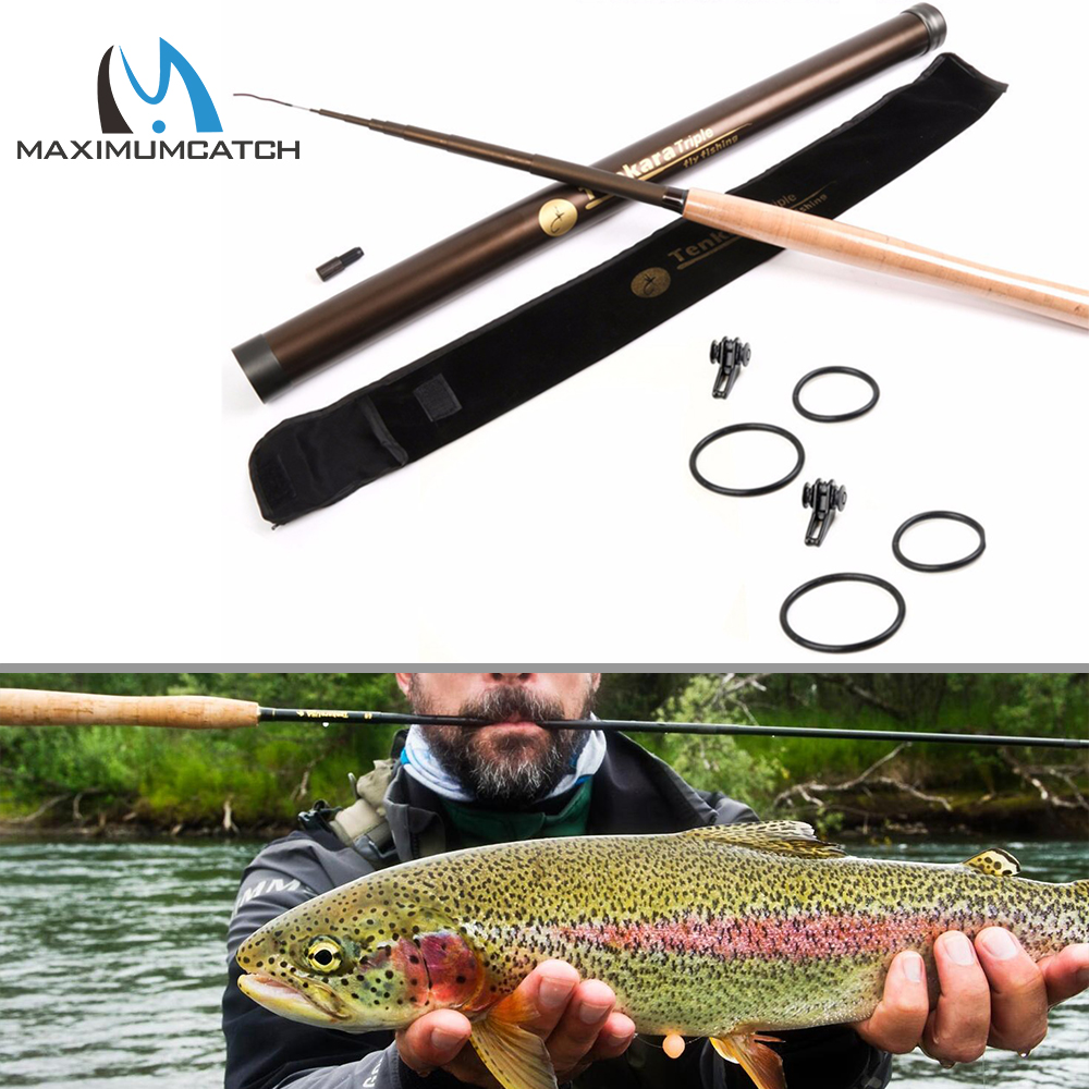 12ft 7:3 Action Tenkara rod 9 Segments Fly Fishing Rod Multi-Size Telescopic (10'8