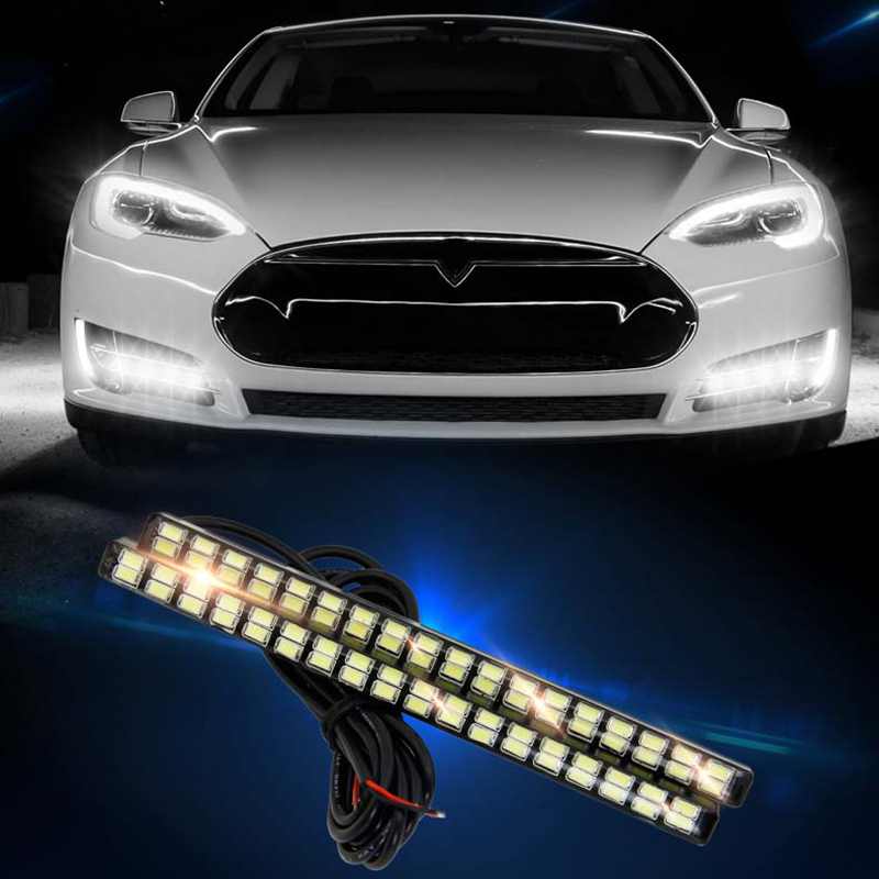 Newest 21 LED White 21 LED Yellow 5630 Car styling Daytime running lights Turning Signal DRL