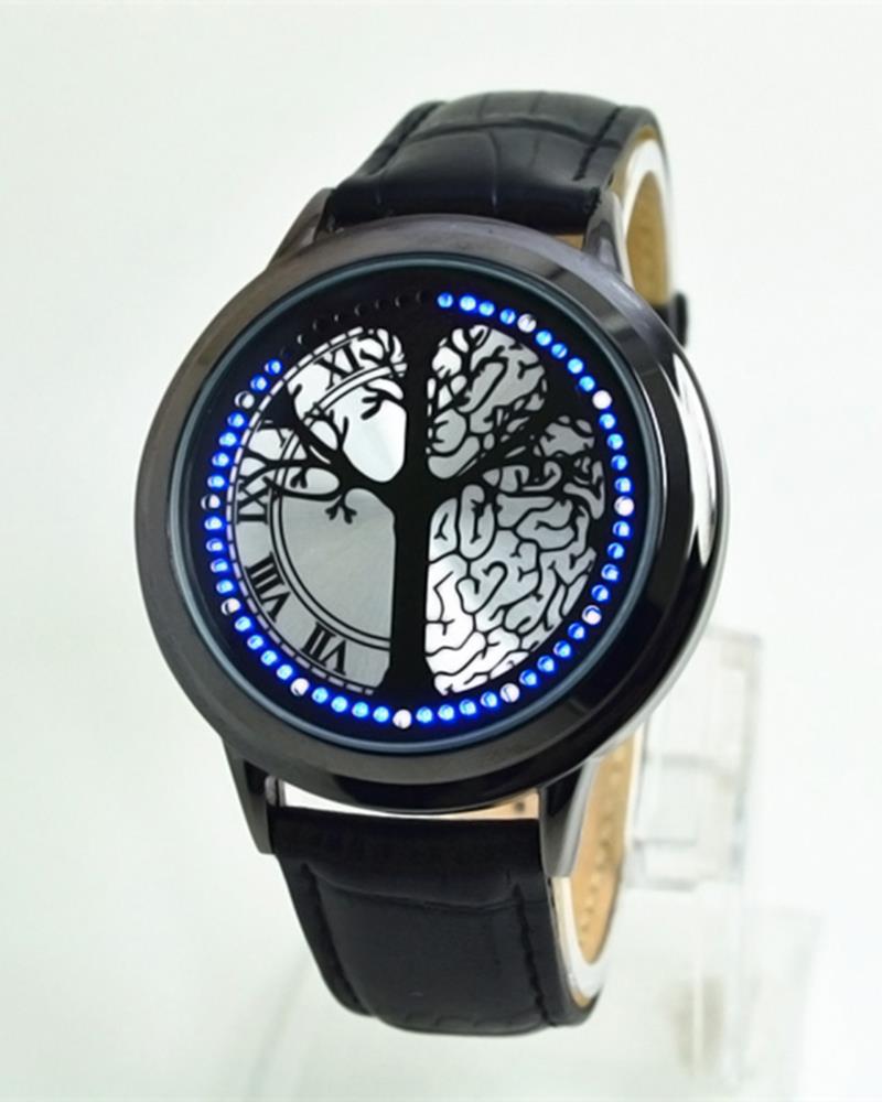 LED watch the tree of life touch screen foreign trade watches men and women LED touch
