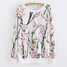 Miss Apple 27 Printed harajuku sweatshirt hoodies 2015 autumn women hoodies sport tracksuits sport pullovers sweatshirt