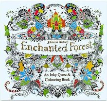 24 Pages Drawing Book Enchanted Forest English Edition Coloring Book For Childs Adult Relieve Stress Kill Time Painting