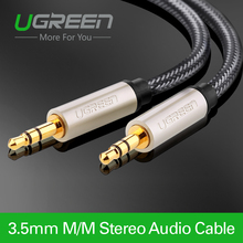 Ugreen аудио разъем 3.5 мм aux кабель нейлон оплетка между мужчинами 3.5 мм аудио для автомобилей iPhone 6 5 samsung наушников