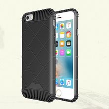 Hot sale! High Quality Luxury Shockproof soft TPU Plaid Armor phone case cover For iphone 5 5s/6 6s/6Plus phone protection shell