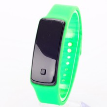 LED Watch 2015 Fashion Sport Digital Watch Silicone Running Bracelet Watch For Women Men Kids Wristwatch