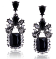 1 Pair 2016 Hot Summer Style Vintage Geometric Crystal Charm Drop Dangle Earrings Long Earrings for
