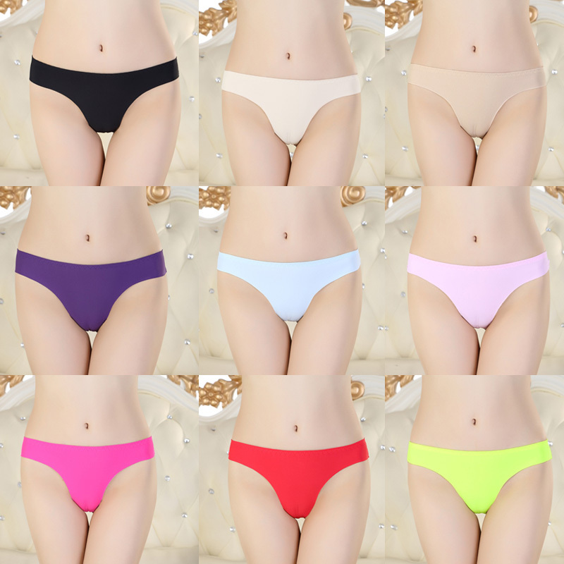 2015 New Hot Ladies Sexy G String Seamless Thong Calvine Cotton Underwear Panties For Women 9