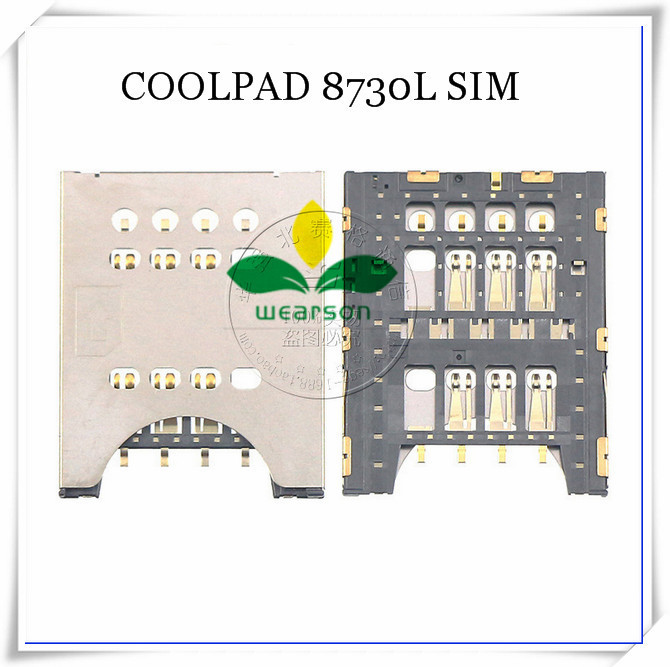 Original sim card slot for Coolpad 8730L 7298A 5951 sim slot adapters Free shipping with tracking number
