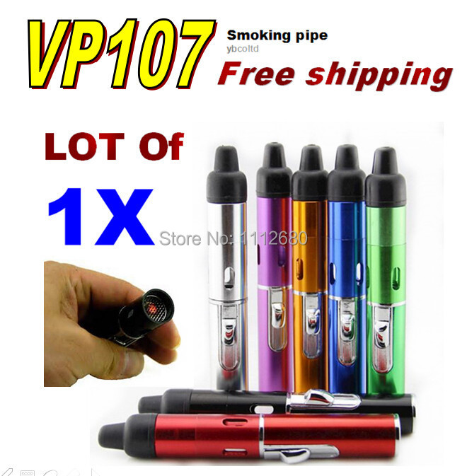 1pcs Click N Vape metal smoking pipes vaporizer cigarette tubes same as ego ce4 e cigarette