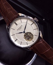 Tourbillon de primeras marcas de lujo cuero de hombre PP de acero inoxidable movimiento automático del reloj para hombre auto viento relojes de pulsera