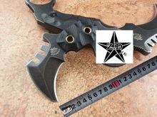 La alta calidad de una supervivencia táctica del cuchillo AUS-8 caza que acampa cuchillo F1
