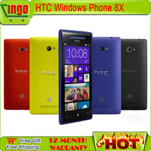 100 Original HTC 8X Windows Phone Unlocked Dual Core 1 5GHz 16GB Win8 OS 8MP 4