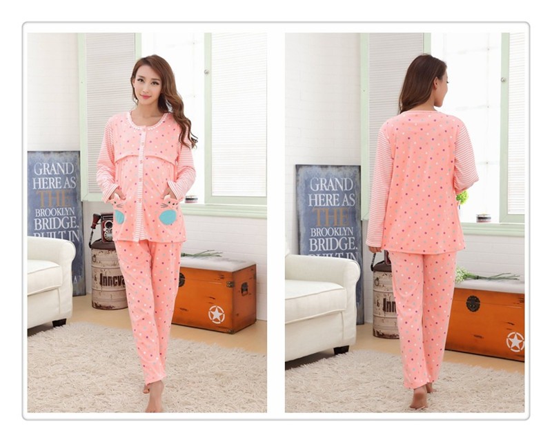  Pregnant Women Maternity Pajamas Sleepwear (2)