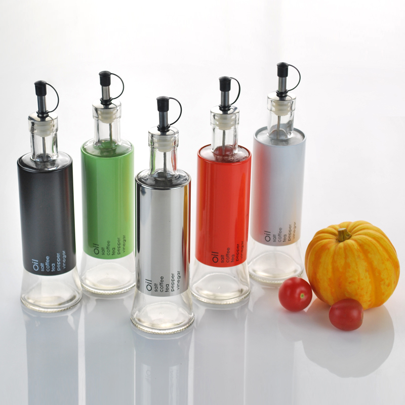 Kitchen Oil Bottle Glass 350 ML Vinegar Soy Sauce Jars Kitchen Accessories Cooking Tools