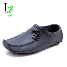 Genuine leather loafers shoes men 2015 best quality handmade moccasins fashion casual slip on loafers brand driving shoes 38-46