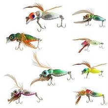 New Arrival Hot Sale 1 X 1.77″ 1/8 oz Fake Crankbait Fishing Lures Sinking Jerkbait with Feather 8 Colors