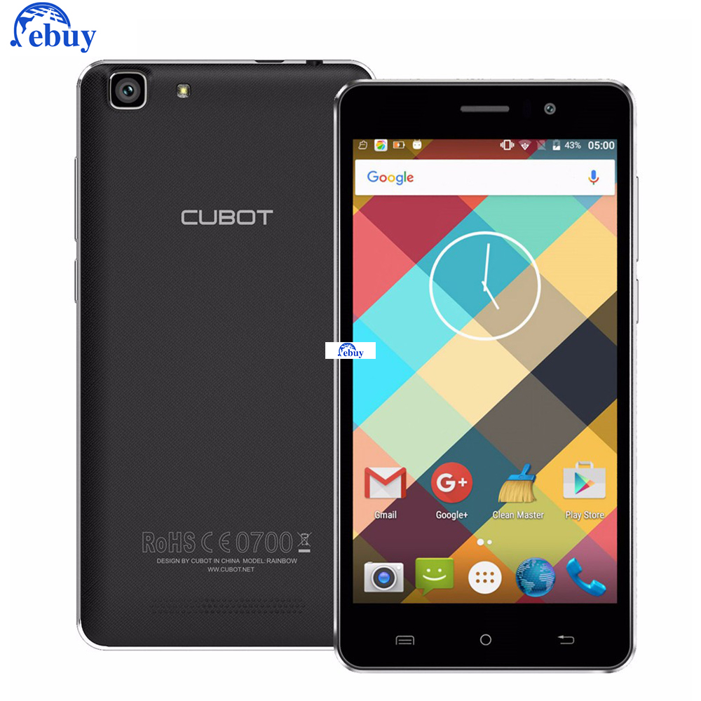 Phone Cheap Mobile Android Phones online get cheap cubot android phones aliexpress com alibaba group original rainbow smartphone 5 0 6 mtk6580 inch hd screen 1gb ram16gb rom