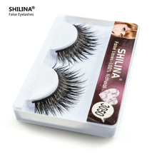 SHILINA 3050 Natural Mink False Eyelashes 1 pair Long Eyelash High Quality Fake Eye Lashes Extension