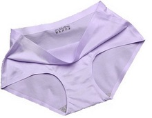 new Women’s seamless Panties smooth No Trace briefs a chip a trace of lumbar ice silk underwear sexy in ladies briefs