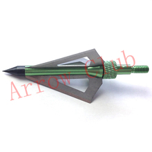 Hunting and archery 6pcs lot 100GR different colors three blades arrowheads and hunting bow arrow broadheads